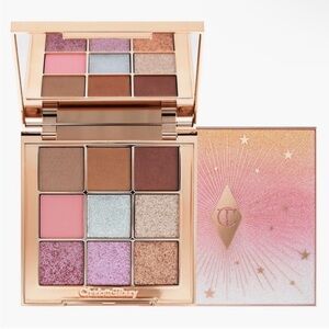Charlotte Tilbury Luxury Eyeshadow Palette - Pink, Blue, Brown BEAUTYVERSE